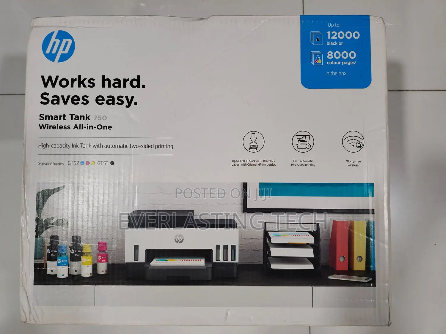 HP Smart Tank 750 All-in-One Auto Duplex WiFi Colour Printer
