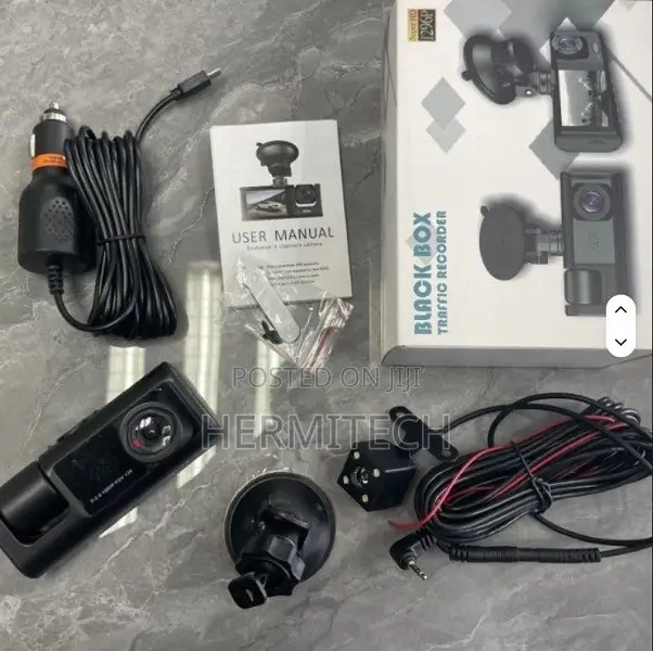 3 in 1 Traffic Camera With Front Rear Recording and LCD