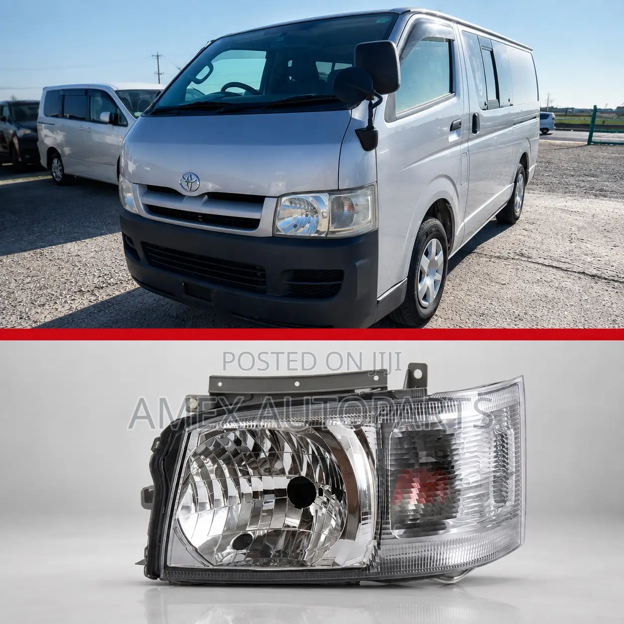 Head Lamp Toyota Hiace 7l Kdh200 2005 Onwards