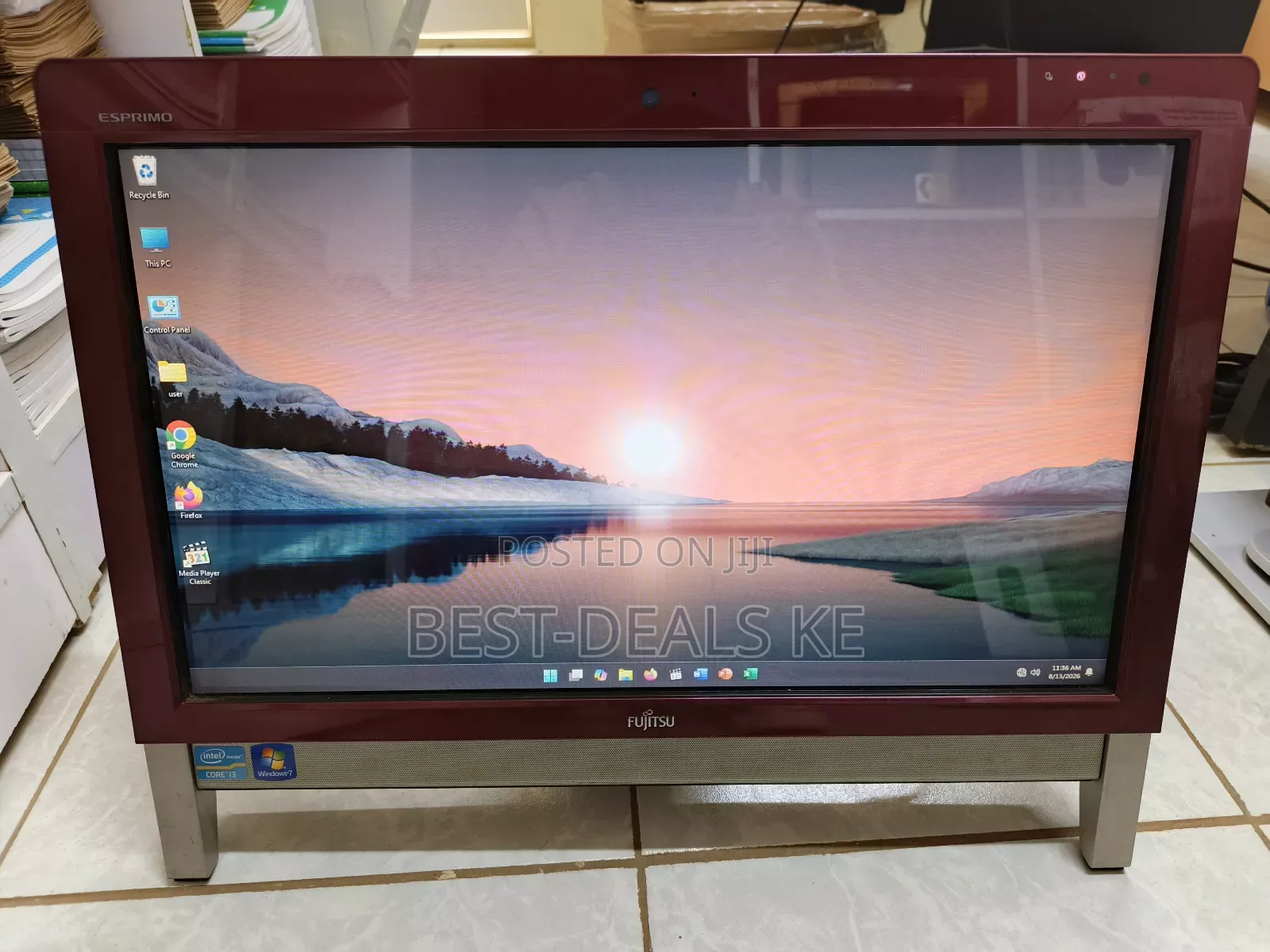 Desktop Computer Fujitsu 8GB Intel Core i3 SSD 256GB
