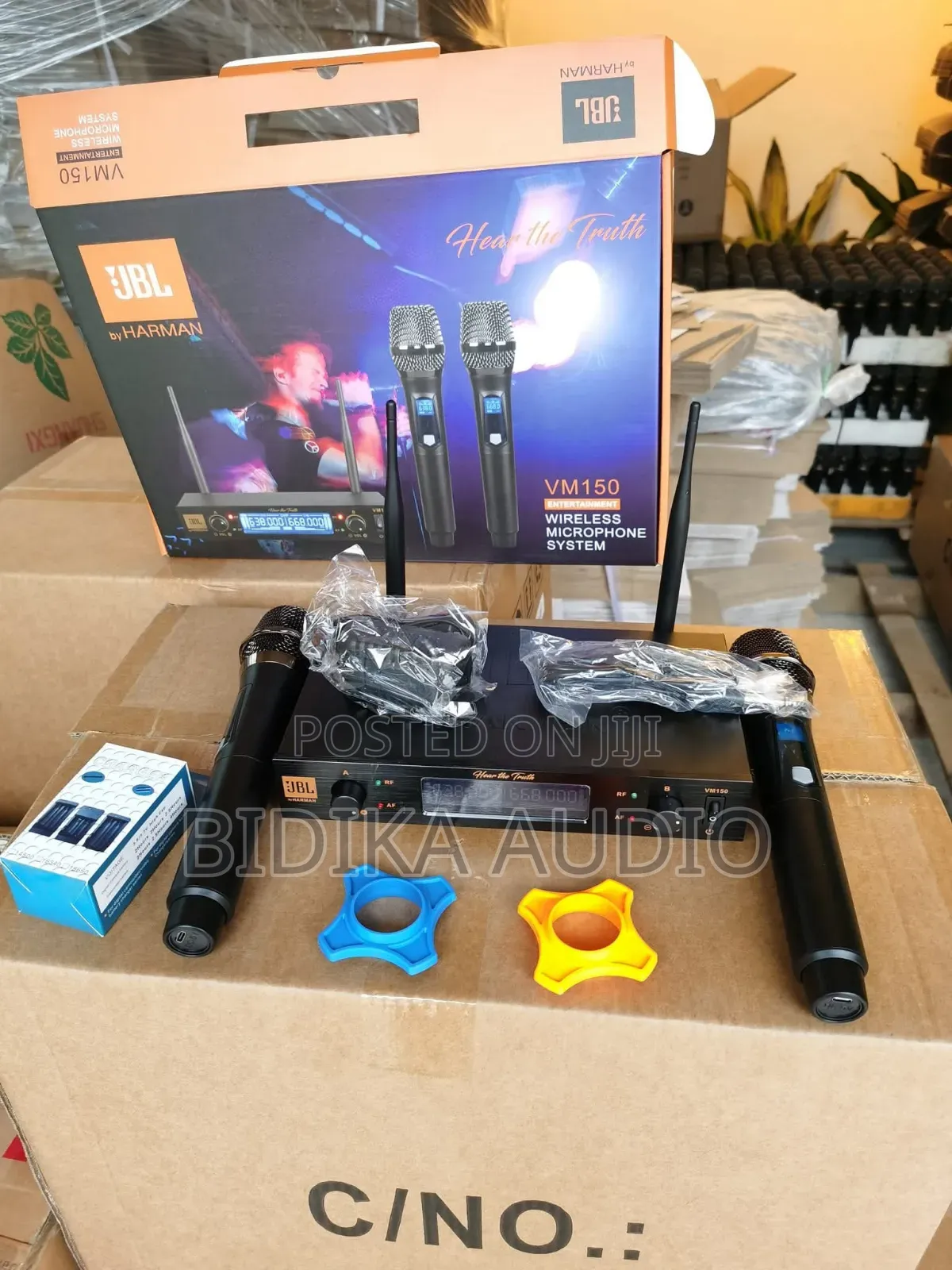 Original JBL VM150 Wireless Microphone Set (Dual Handheld Mics)