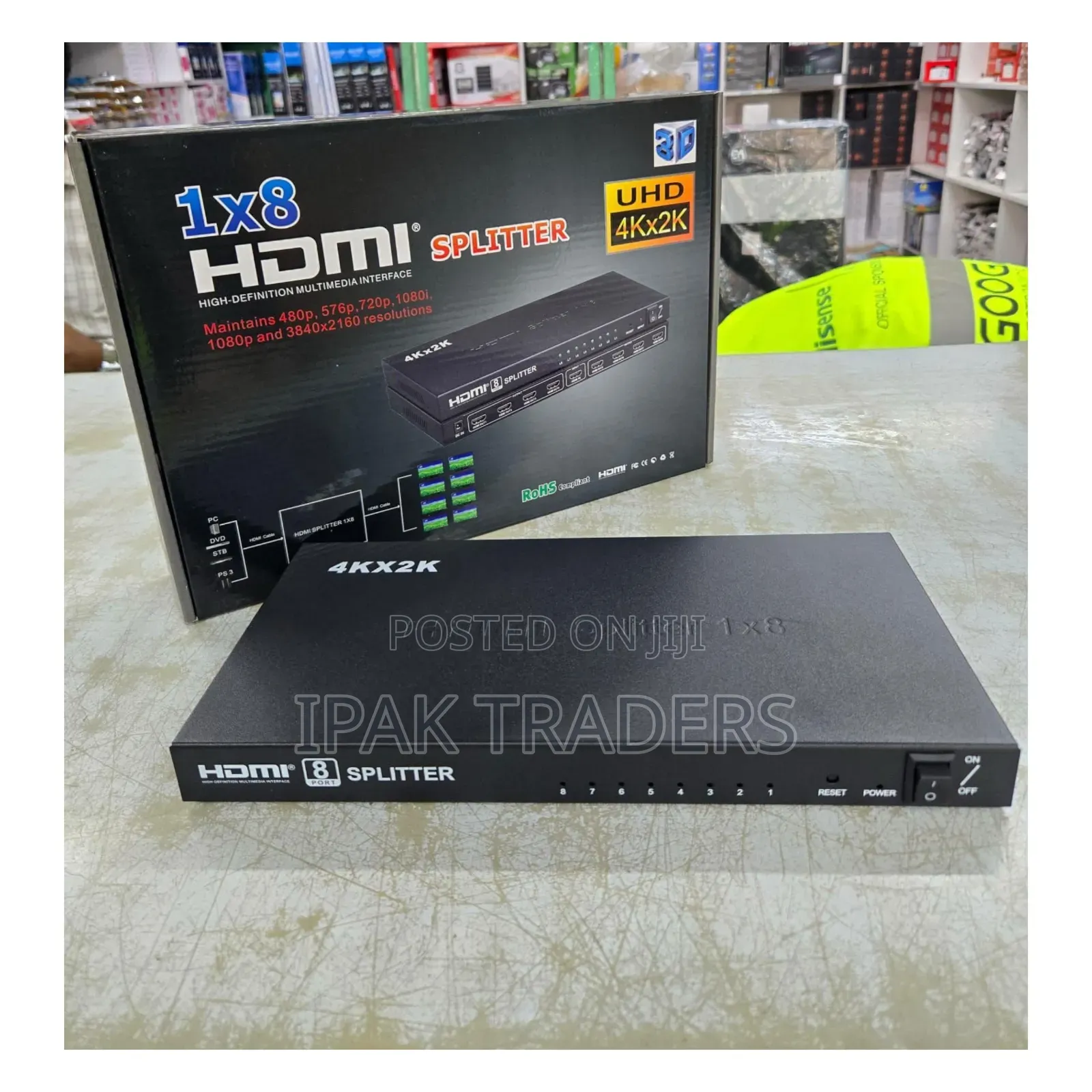 1x8 Ultra Hd Hdmi Splitter