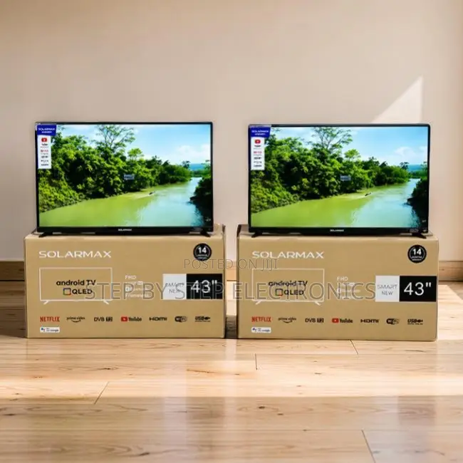 Trade Prices Solarmax 43 Inch Smart Android Digital QLED TVs
