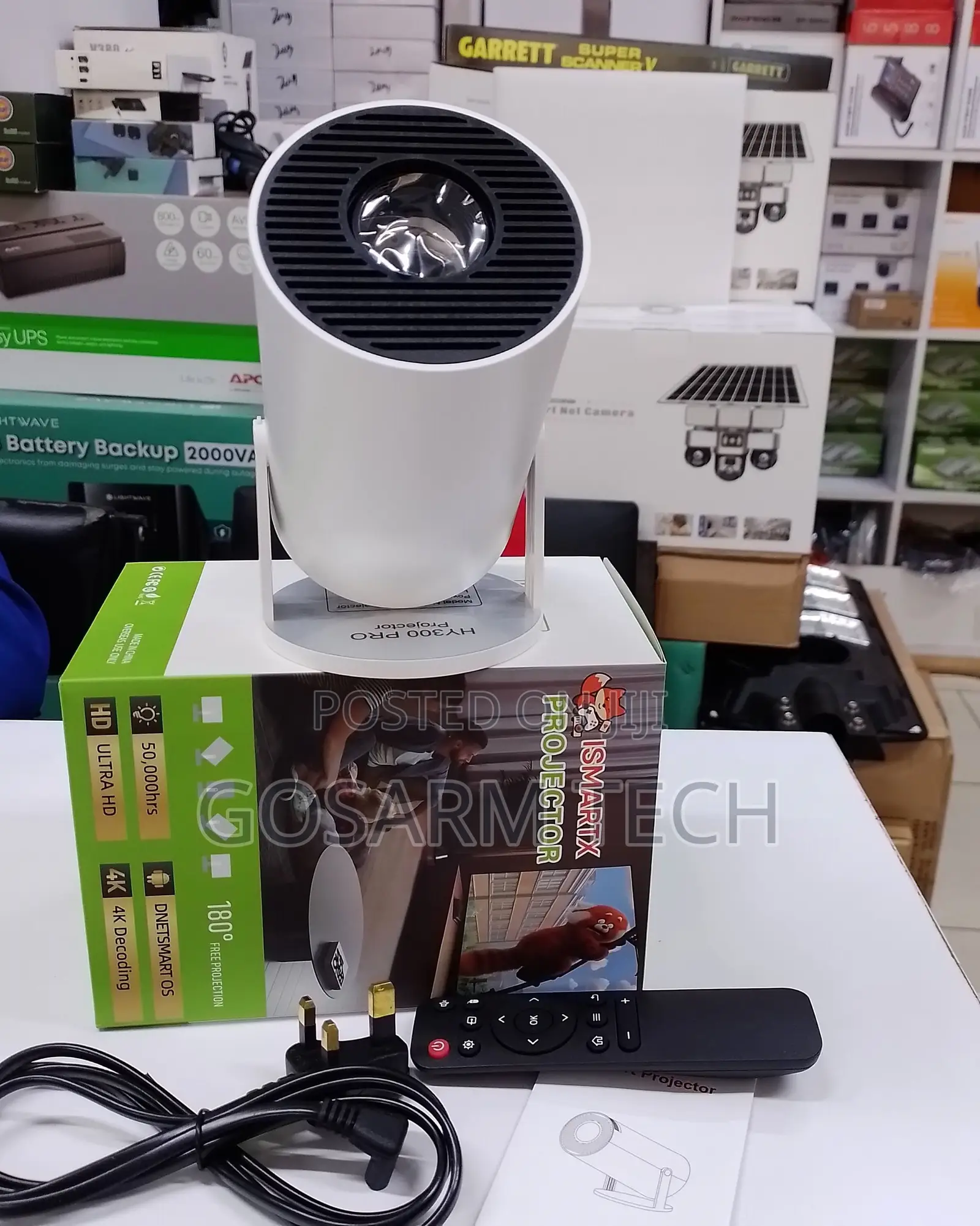 Full HD Hy300 Pro Android Projector Wifi Enabled