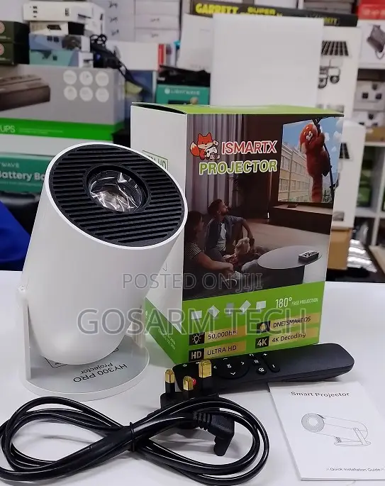 Inbuilt Speaker HY300 Pro Android Projector