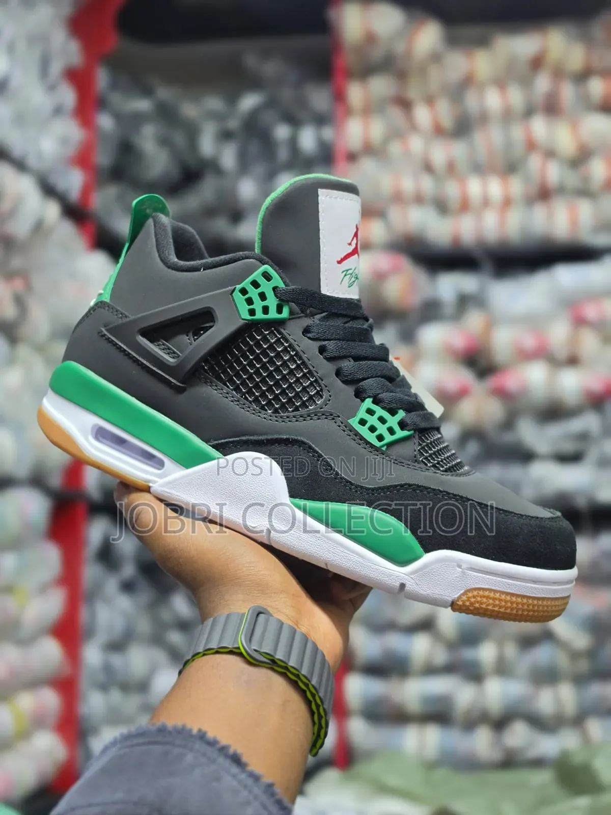 Nike Sb X Air Jordan 4 Pine Green Sneakers