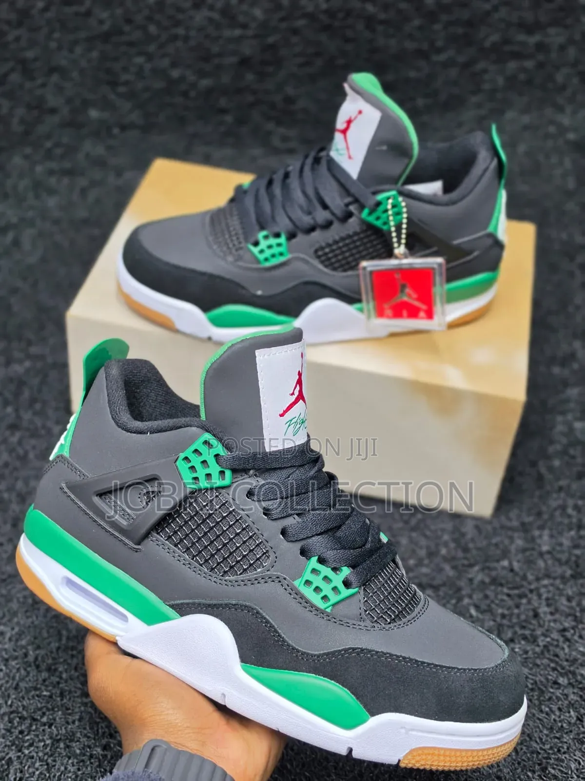 Nike Sb X Air Jordan 4 Pine Green Sneakers