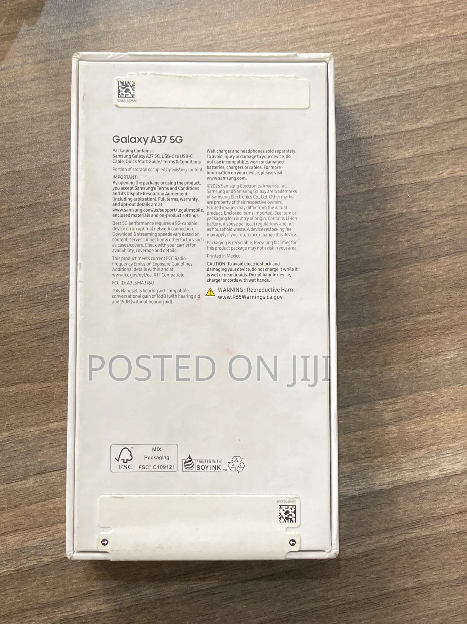 New Samsung Galaxy A37 128 GB Black
