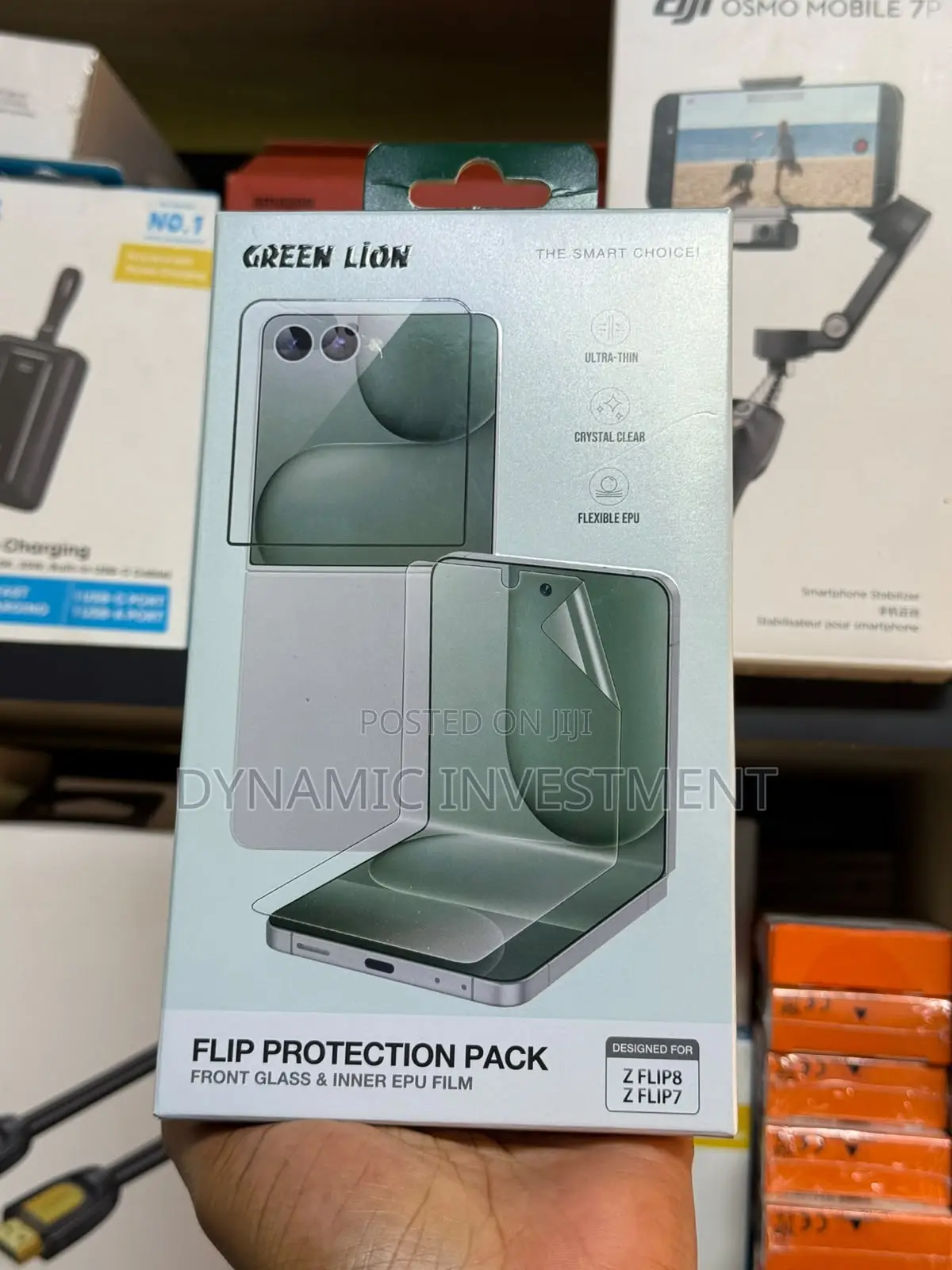 Samsung Galaxy Z Flip 7 Front Glass and Inner Epu Screen Protector