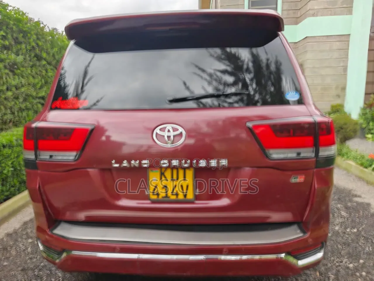 Toyota Land Cruiser 2014 Maroon