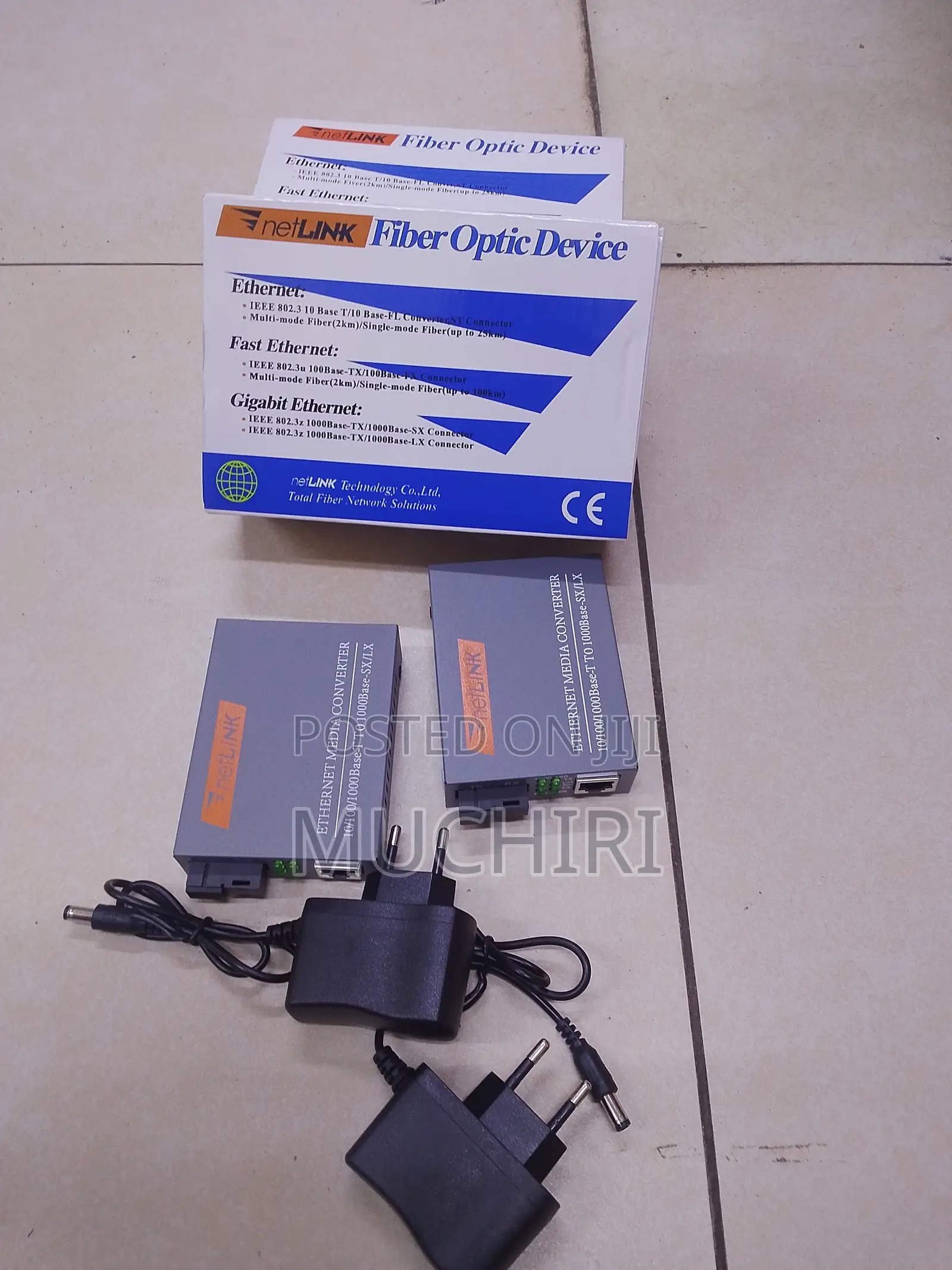 Netlink Gigabit Ethernet Fiber Media Converter 1000Mbps
