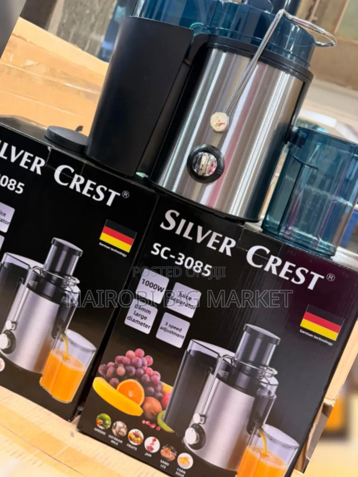 1000w Silver Crest Juice and Juice Extractor