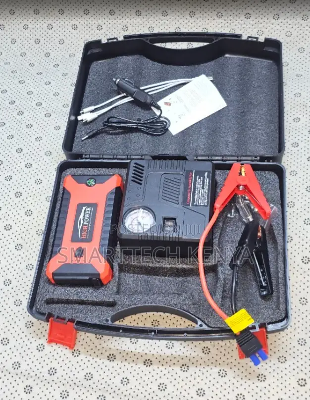 Portable 12V Car Battery Booster Tyre Inflator