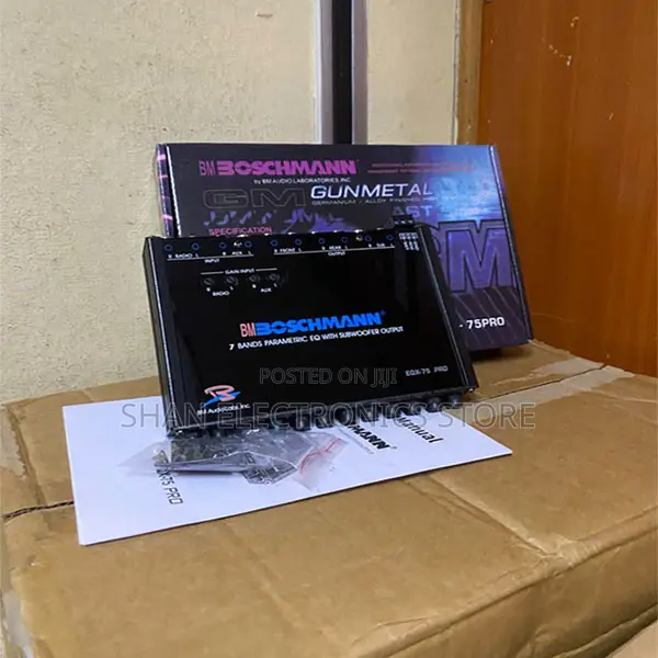 7 Band Professional Parametric Boschmann (EQX-75PRO) Equalizer