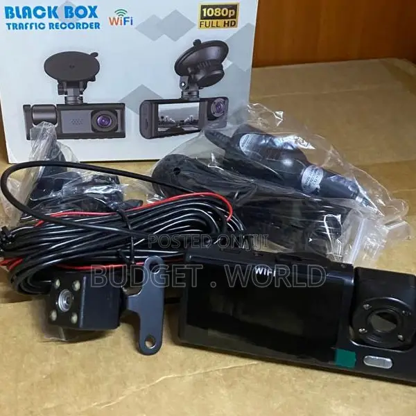 C309 Full Coverage 3-Lens WiFi Dash Camera