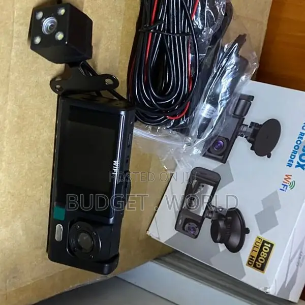 C309 3-Channel WiFi Dash Camera for Vehicles
