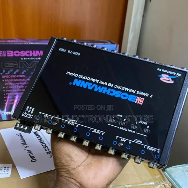 13-Volt 7-Band Professional Graphic Equalizer Designed EQX-75PRO