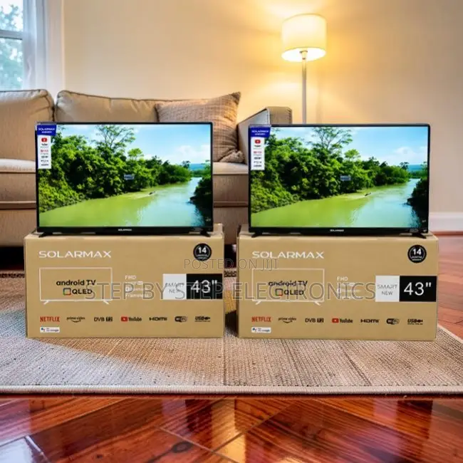 Retailer Prices Solarmax 43 Inch Smart Android Digital QLED TVs