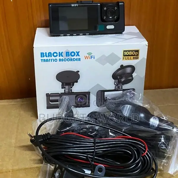 C309 3-Lens WiFi Dash Cam for Complete Vehicle Recording