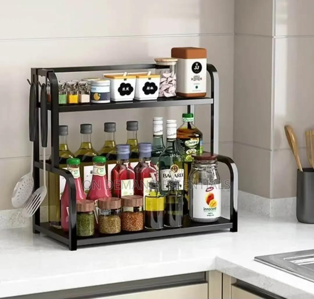 Metallic Spice Rack
Spices/Kitchen Accessories 
Perfume Etc