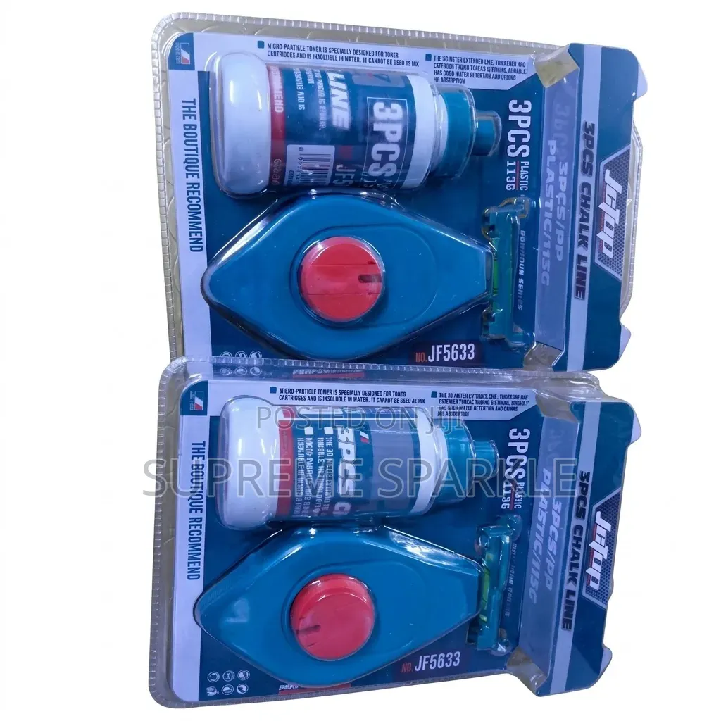 Chalk Line Set 30m JcTop JF5633 Masonry Construction Reel Level