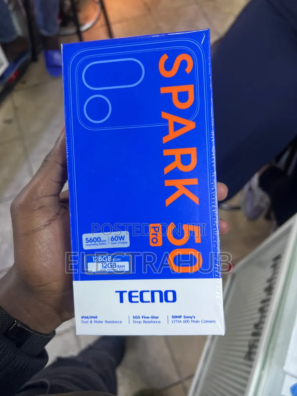 New Tecno Spark 50 Pro 256 GB Black