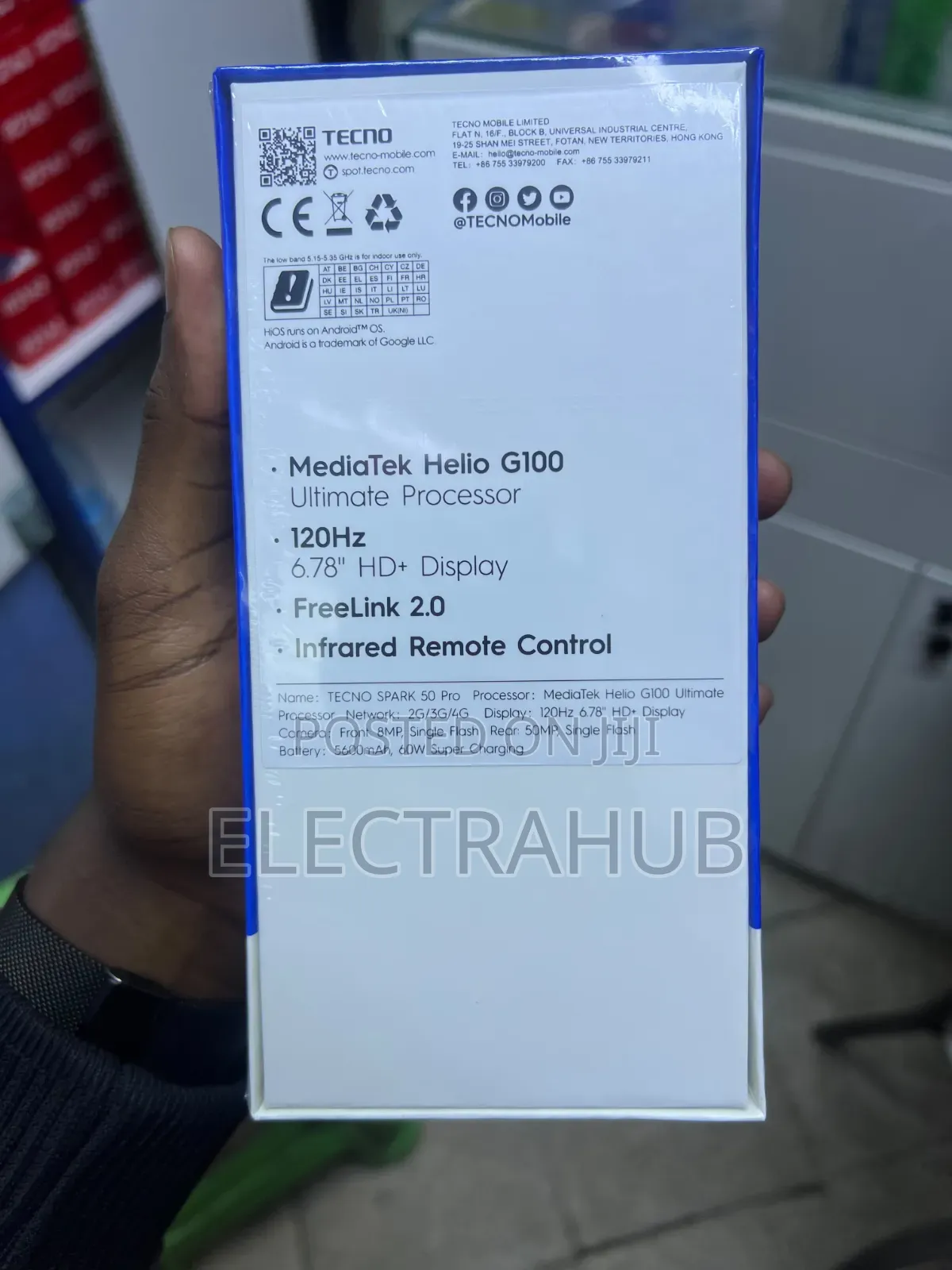 New Tecno Spark 50 Pro 256 GB Black