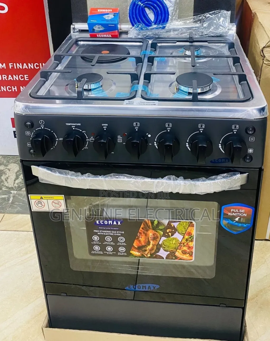 Ecomax 60*60 3+1 Electric Oven With Turbo Fan and Gas Sensor