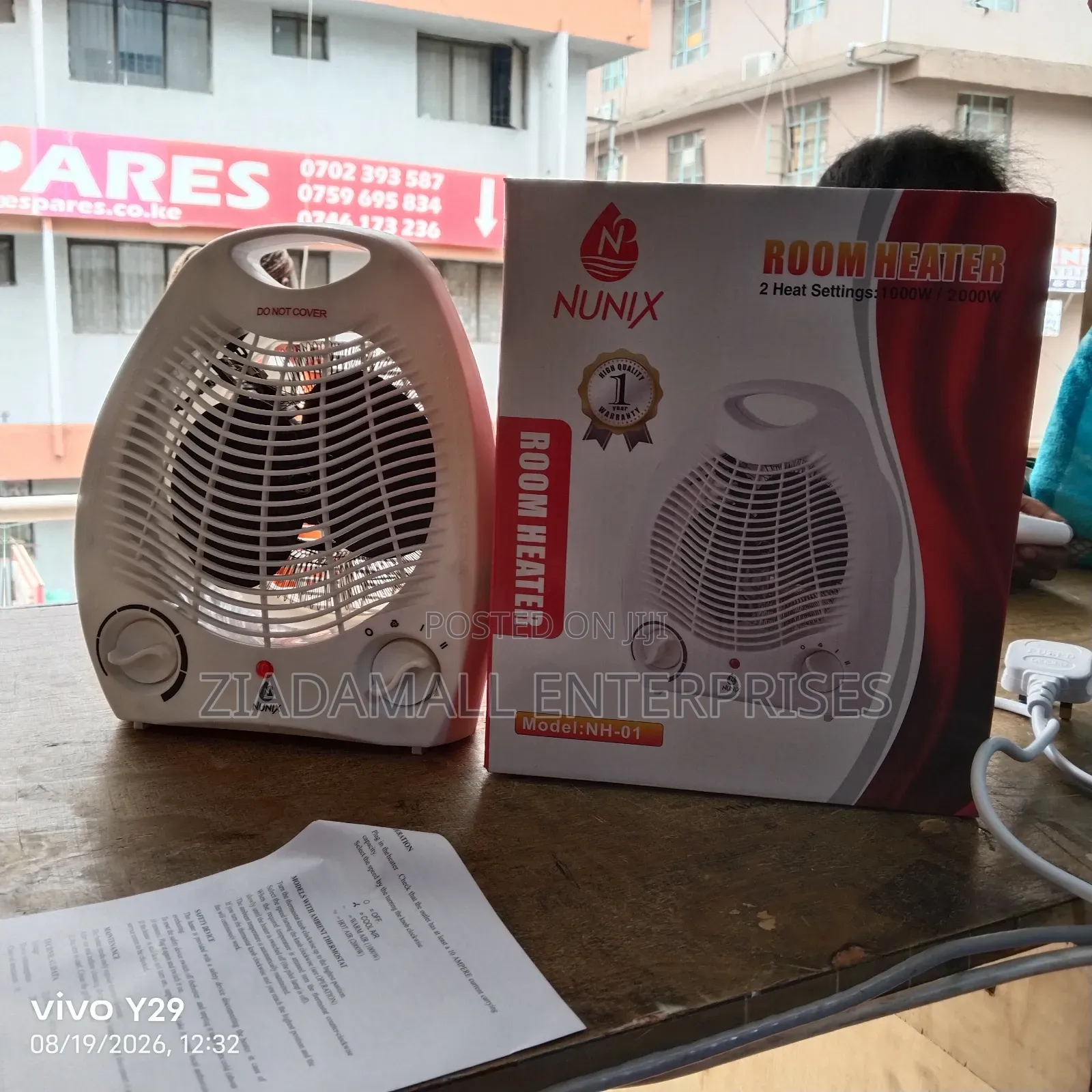 Portable Home Nunix Room Heater