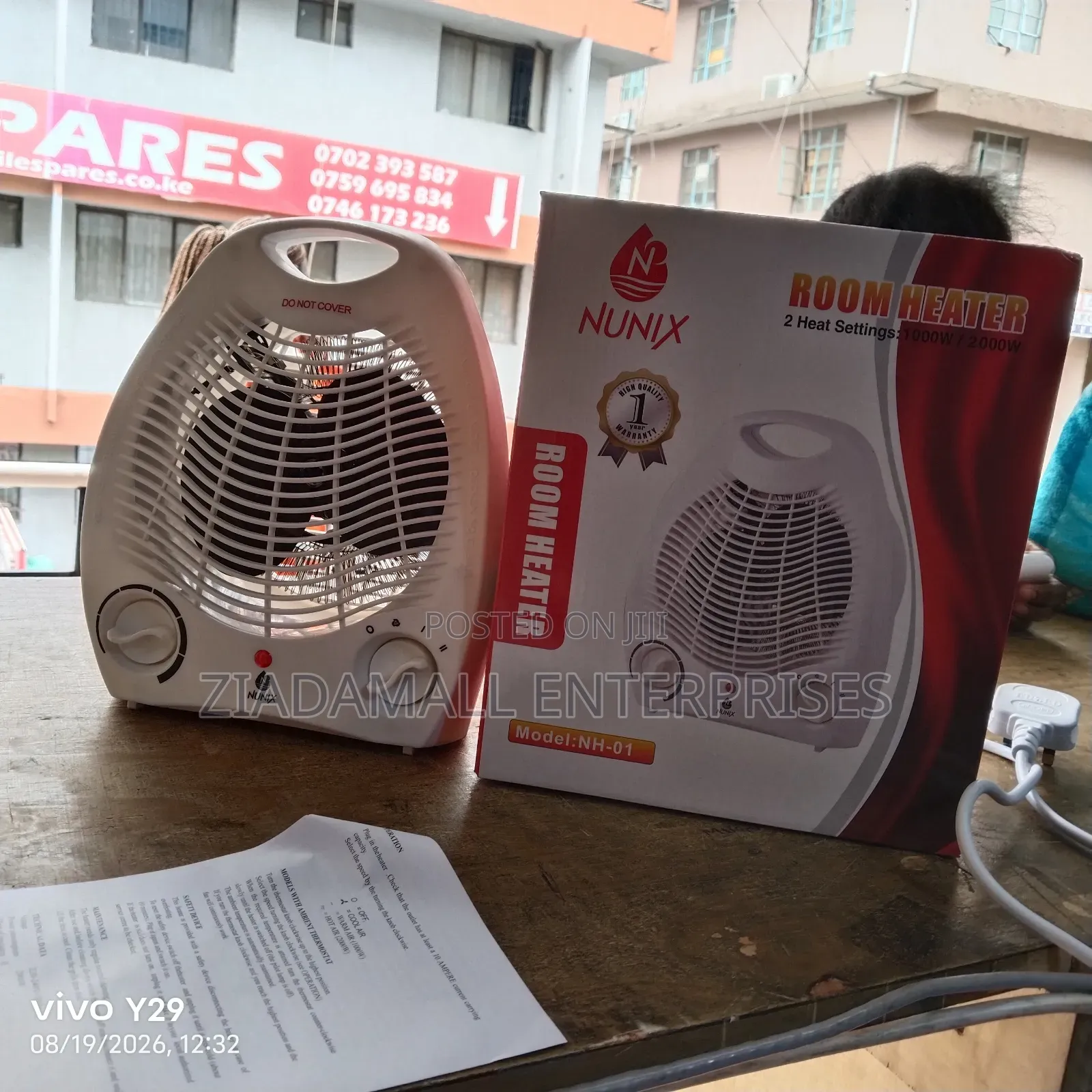 Portable Home Nunix Room Heater