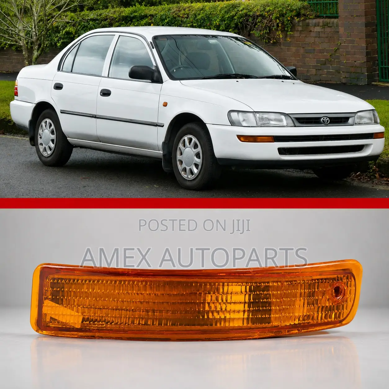 Front Bumper Indicator Lamp Toyota Corolla Ae101 Ae103 Ae106