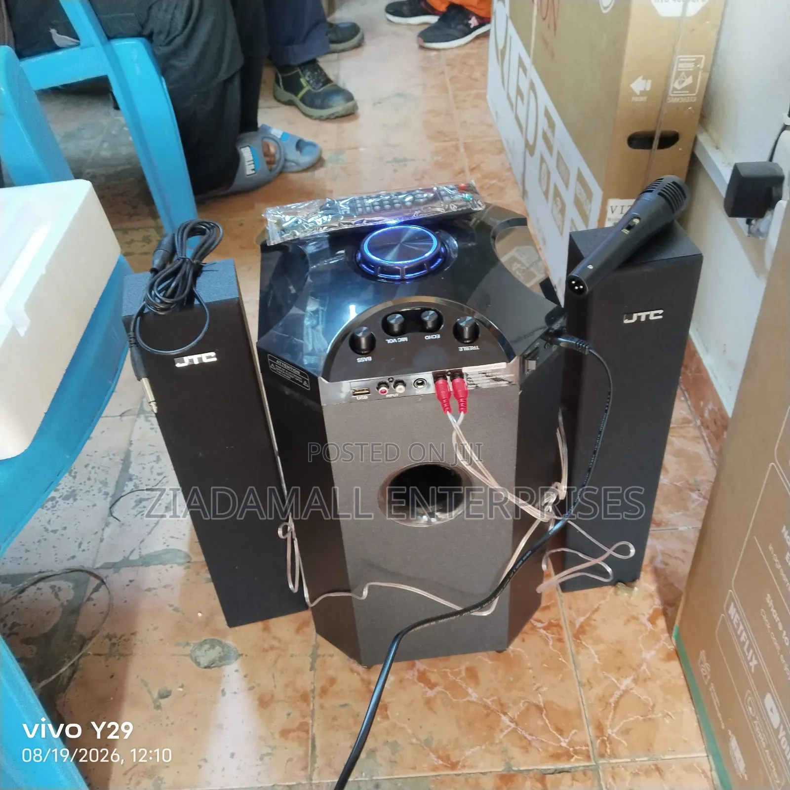 Pay on Delivery JTC 801 Home Theatre System With Tall Boys