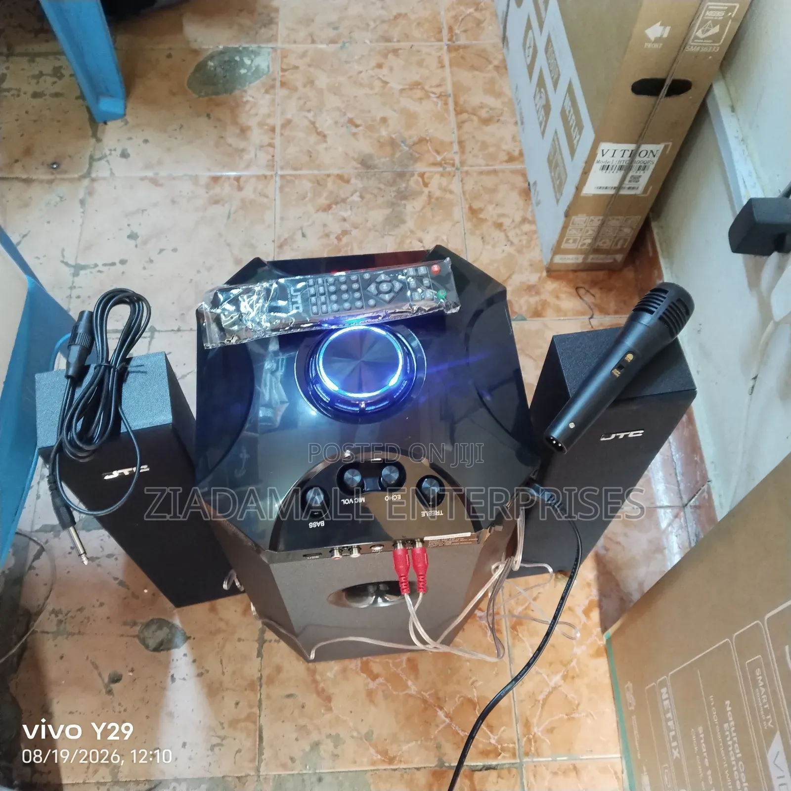 Modern JTC High Bass 2.1ch Tall Boys Woofer.