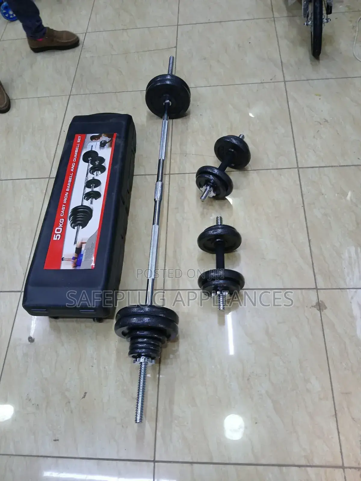 Gym Dumbells Set Availble 50kgs