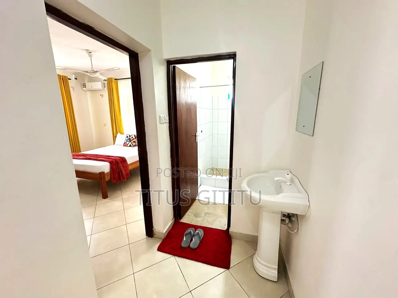 1 Bedroom Nyali Near Beach Wild Waters| AC, WiFi, Parking Balcony|