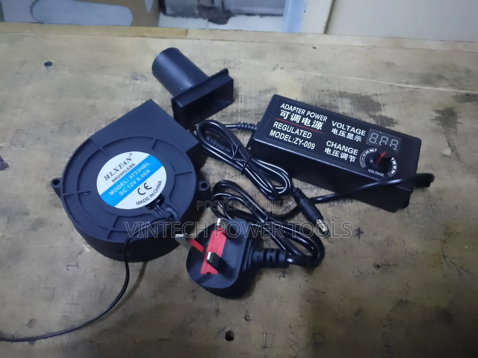 6 Amps Adjustable Speed Blower Fan/ Used Oil Jiko Blower Fan 6 Amps