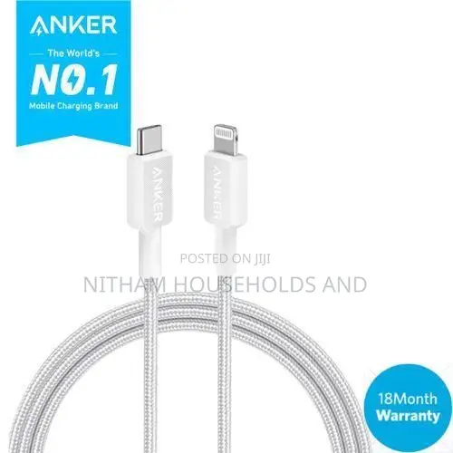 Anker 322 USB-C to Lightning Cable (6ft) Nylon Braided