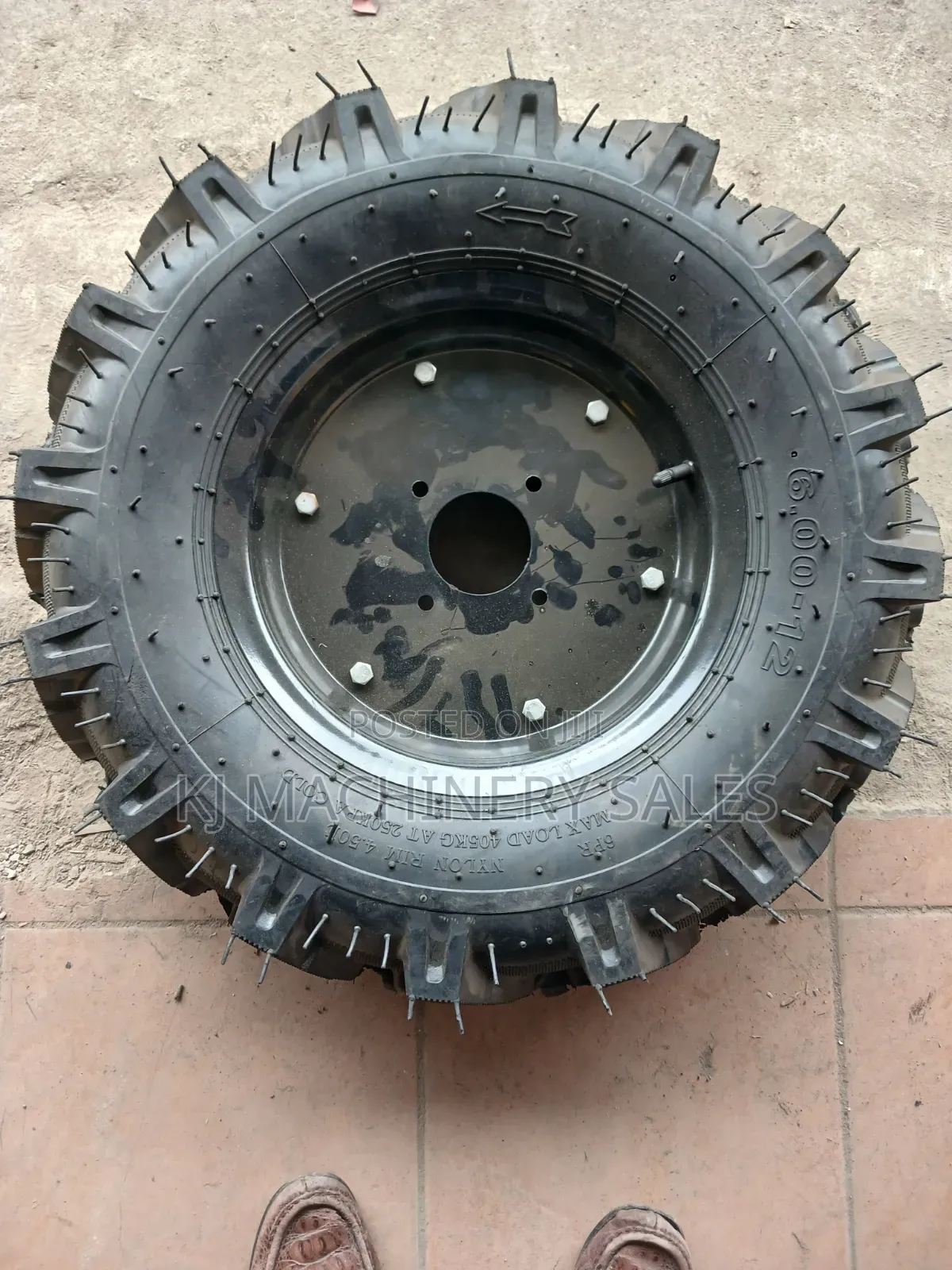 Walking Tractor Tyres 6.00 12