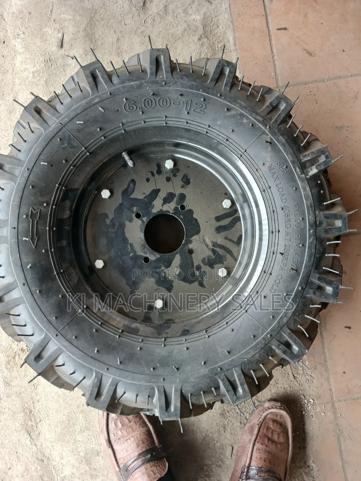 Walking Tractor Tyres 6.00 12