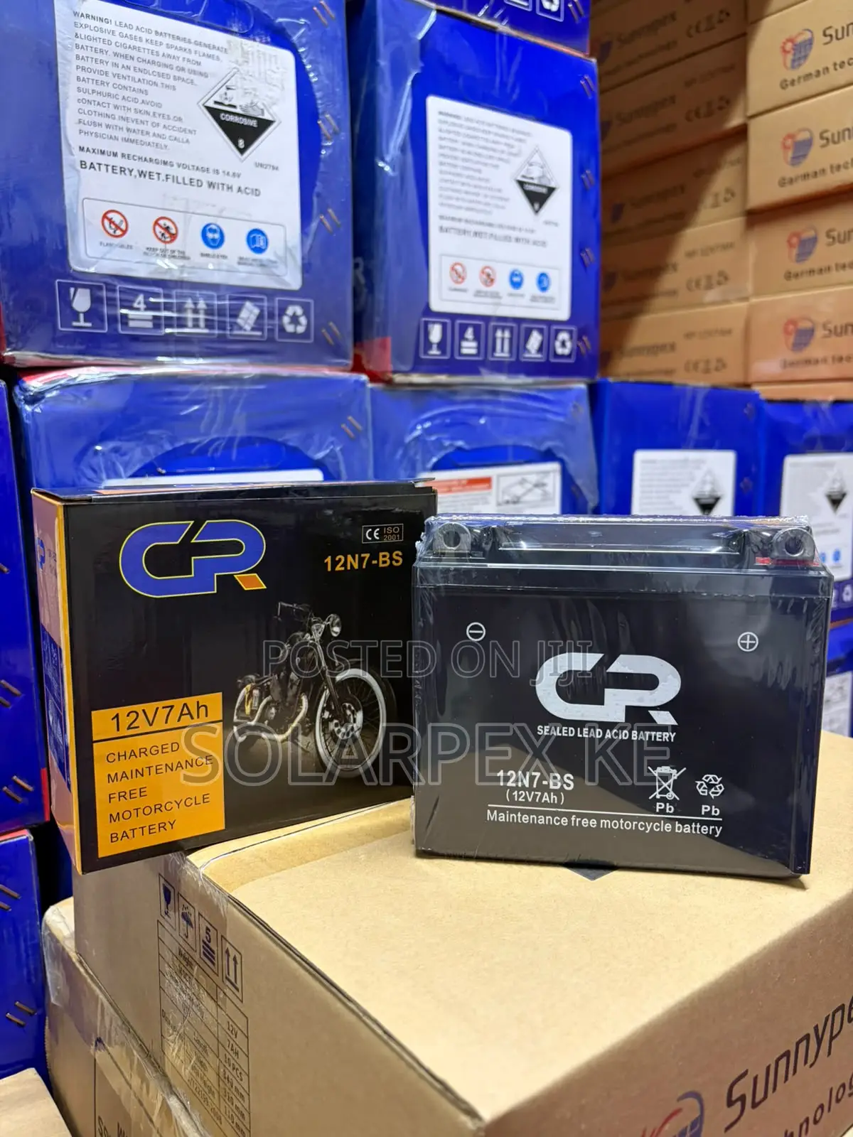 Gr 12v 7ah Motorcycle Battery