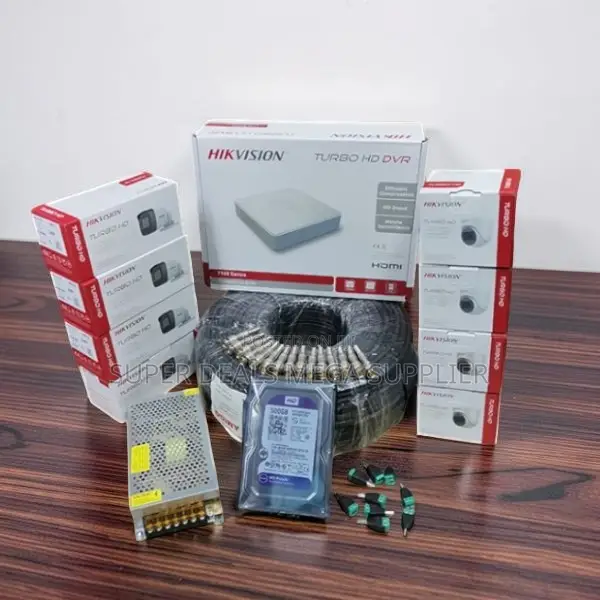 Factory Prices 8 Hikvision 1080P Full HD 2MP CCTV Cameras Complete Kit