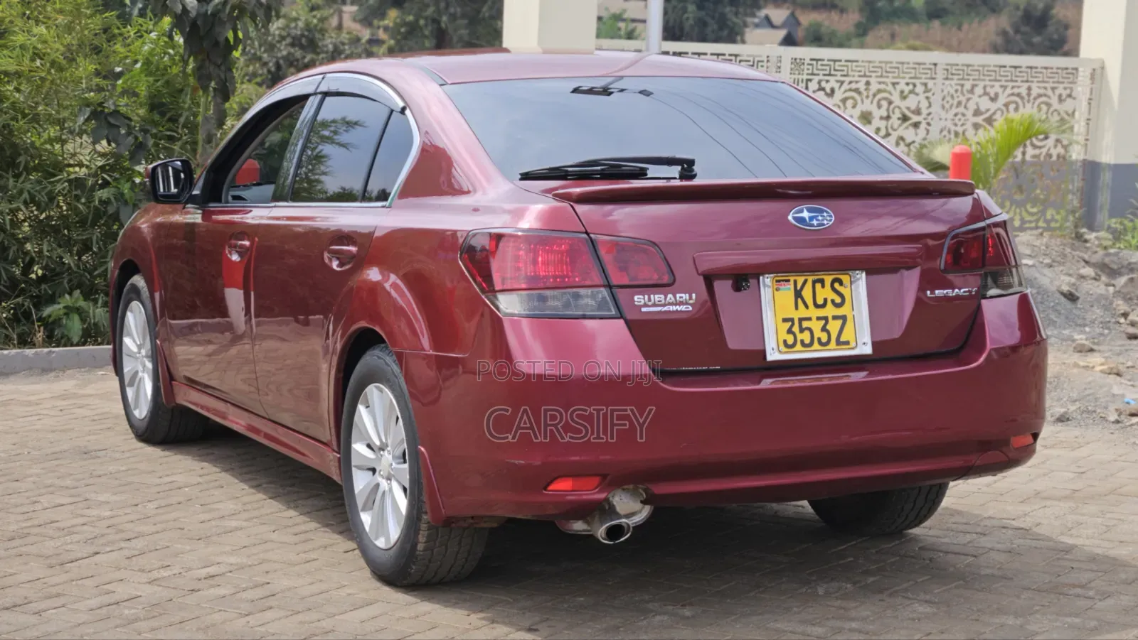 Subaru Legacy 2011 Maroon