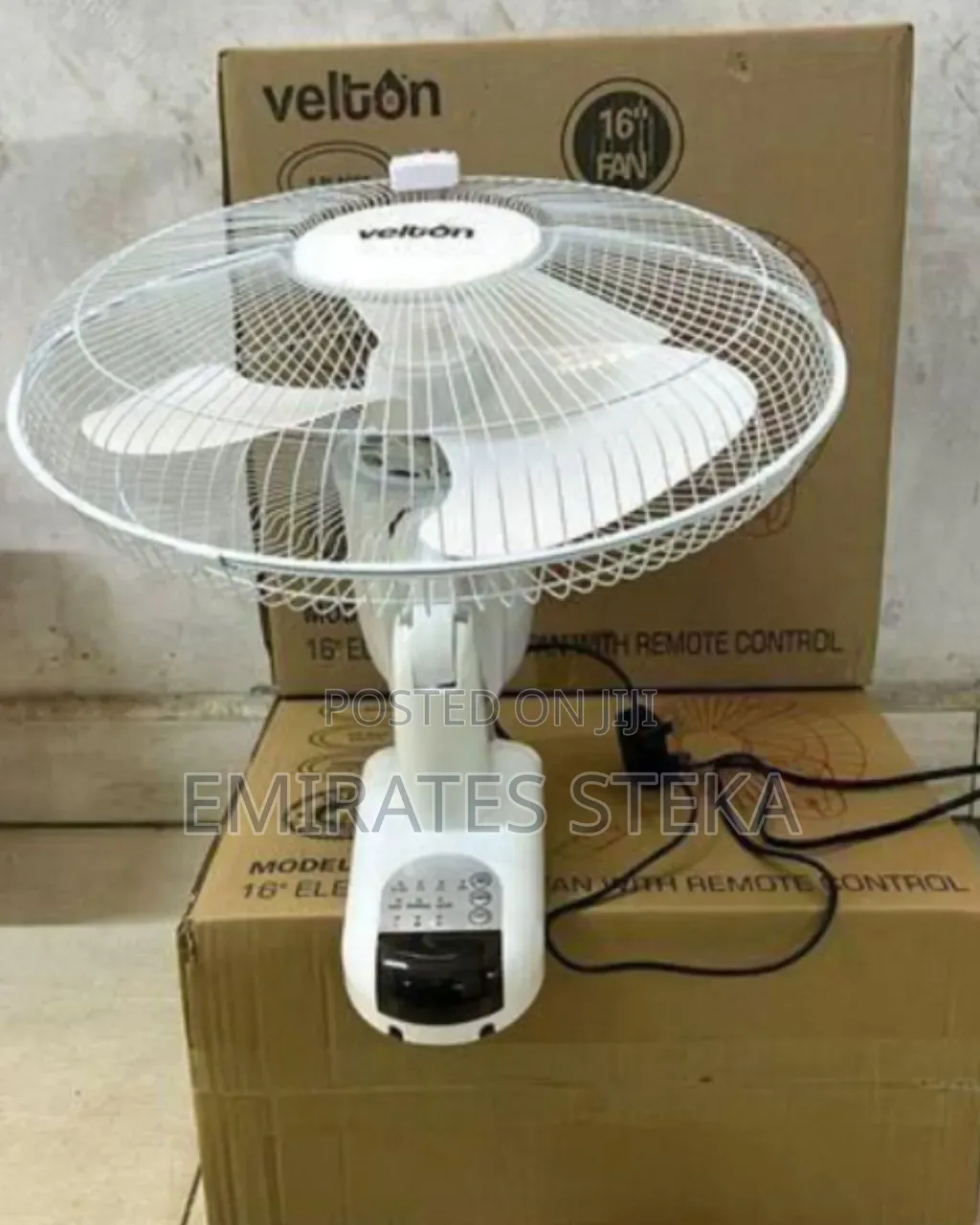 Velton Wall Fan Mount With Super Power 16"