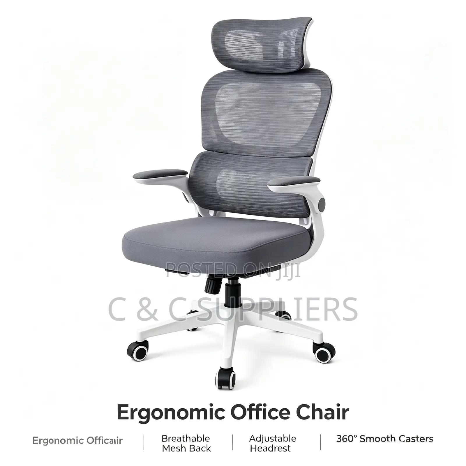 Adjustable Modern Ergonomic Mesh Seat.