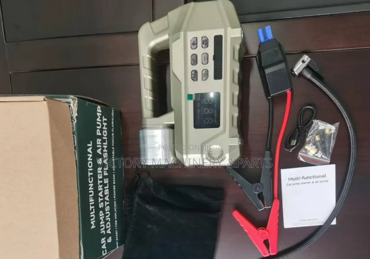 High Power Digital Jump Starter/Digital Compressor/ Flashlight