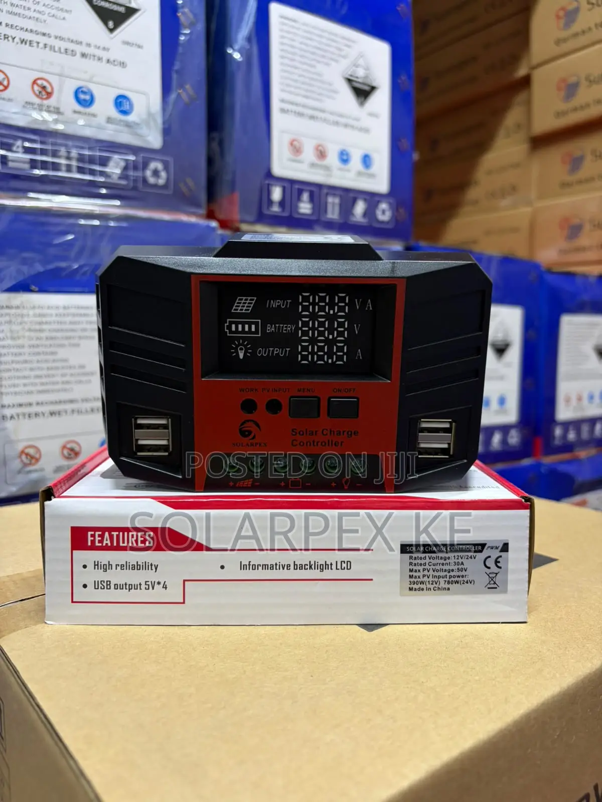 Solarpex Charge Controller 30a 12v/24v/48v