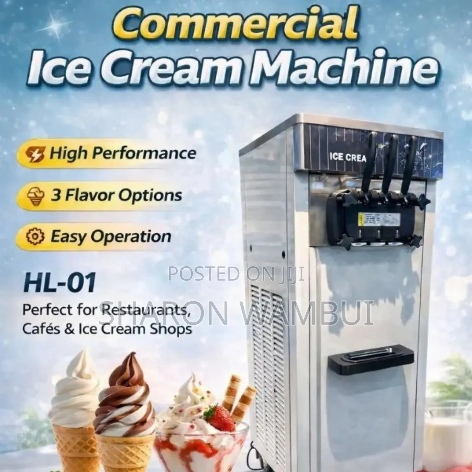 New Quality Commercial Ice Cream Maker Machine /Ice Cream Machine
