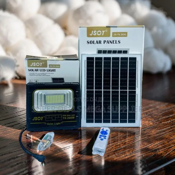 Waterproof Outdoor Lighting JSOT 200W Watts LED Solar Flood Light