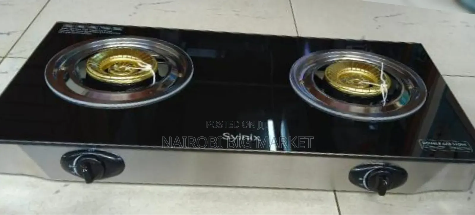 Syinix Table Top Double Burner Cooker