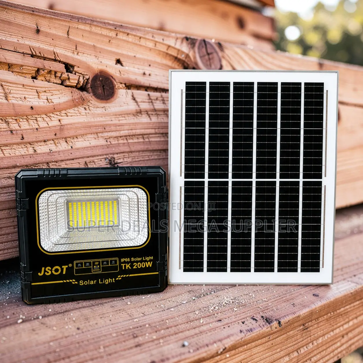Remote Control Solar JSOT 200W Watts LED Solar Flood Light